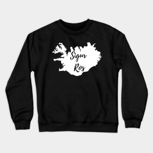 Sigur Ros Iceland white Crewneck Sweatshirt